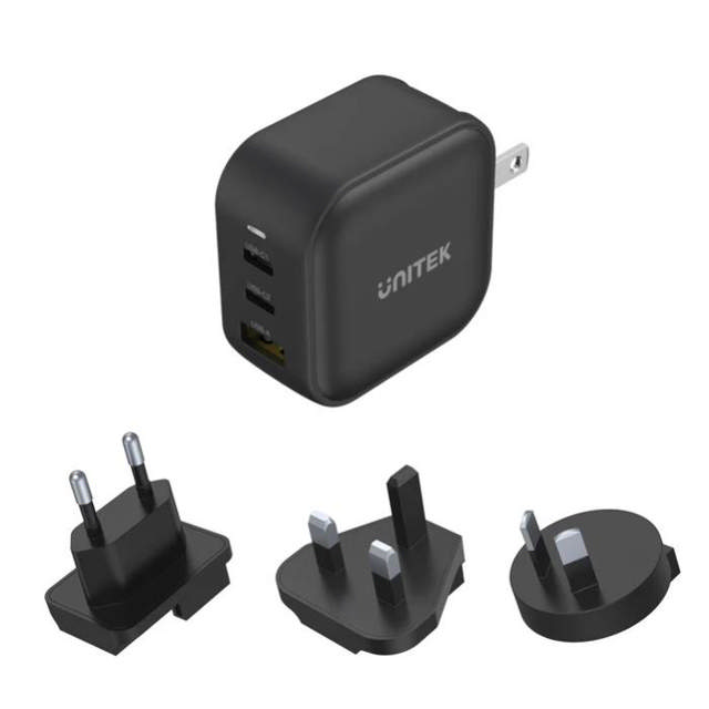 Unitek Travel Tri GaN 3 Port 66W Charger
