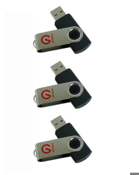 Shintaro 16GB Rotating Pocket Disk 3 Pk