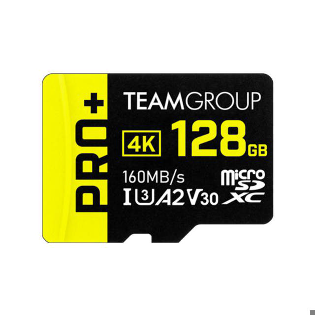 Team Micro SDXC PRO+ 128GB-XC (U3 V30 A2)