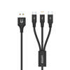 Unitek 1.2m 3-in-1 USB-A to USC-C & More