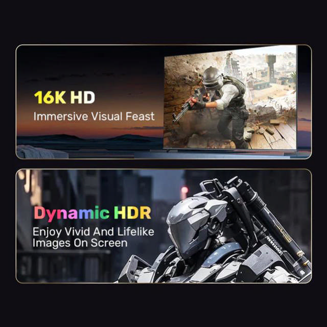 Unitek 3M Gaming DP2.1 Cable Grey