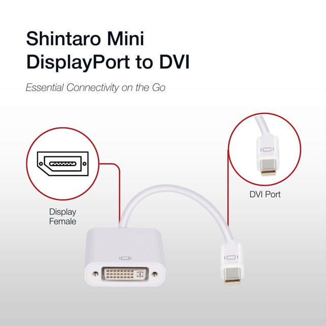 Shintaro Mini DisplayPort (MDP) to DV