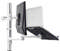 Atdec Notebook-Monitor Swing Arm White