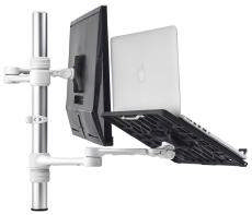 Atdec Notebook-Monitor Swing Arm White