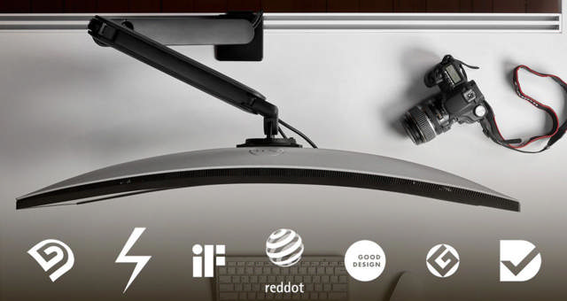 Atdec ORA Dynamic Monitor Arm Black