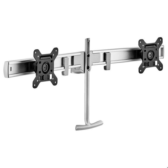 Atdec Dual Monitor Crossbar Silver