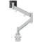Atdec Fortis H/Duty Monitor Arm Silver