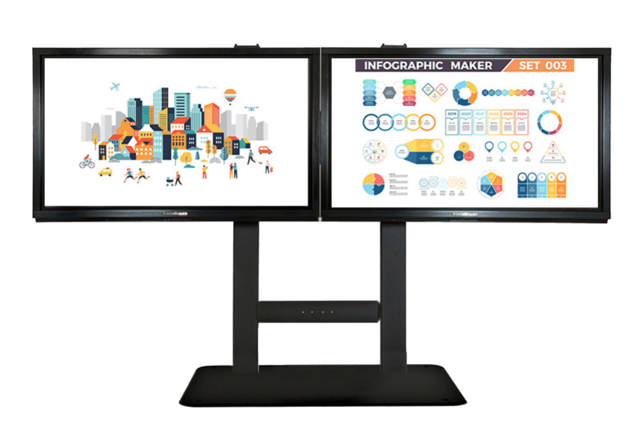 Touchboard Dual Fix. Freestanding