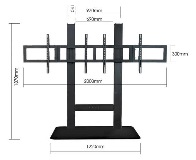 Touchboard Dual Fix. Freestanding