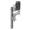 Atdec Single Arm on Wall Channel Silver