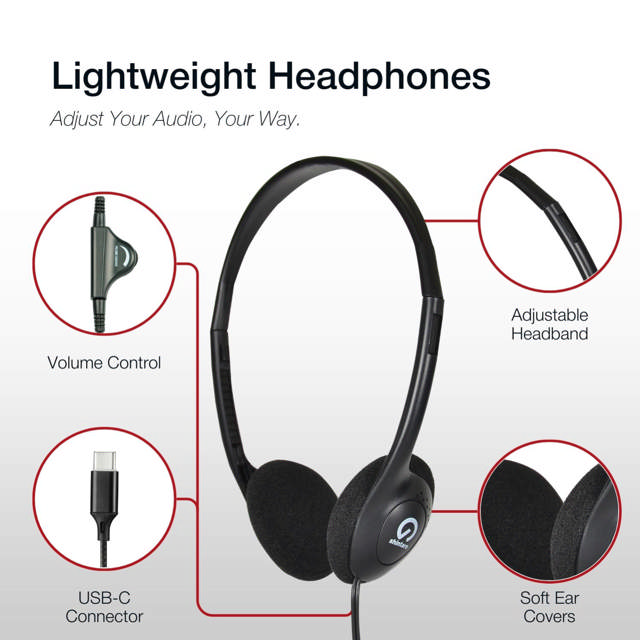 Shintaro Light Weight USB-C Headphones