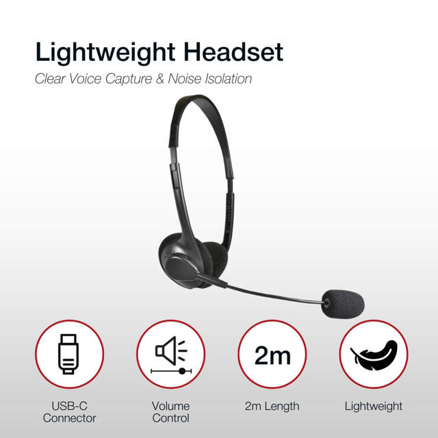 Shintaro USB-C Light Weight Headset /Mic
