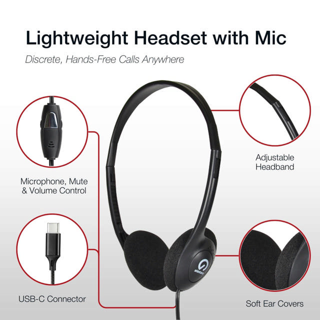Shintaro USB-C LightWeight Headset/InMic