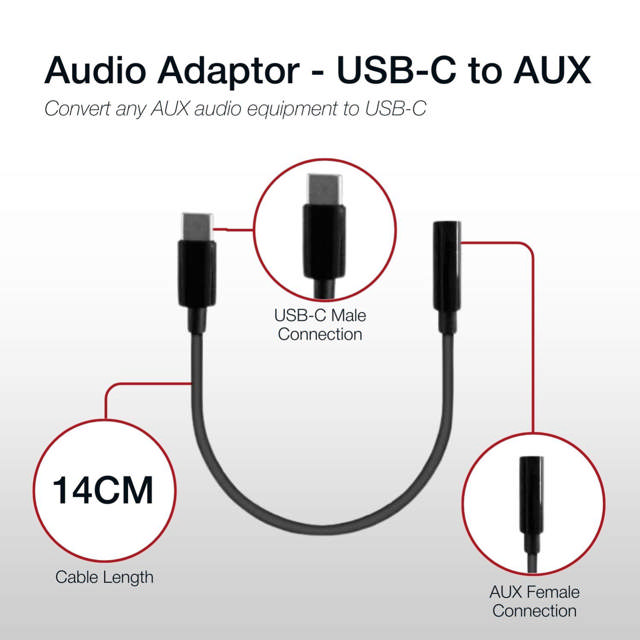 Shintaro Audio Adaptor - USB-C to AUX