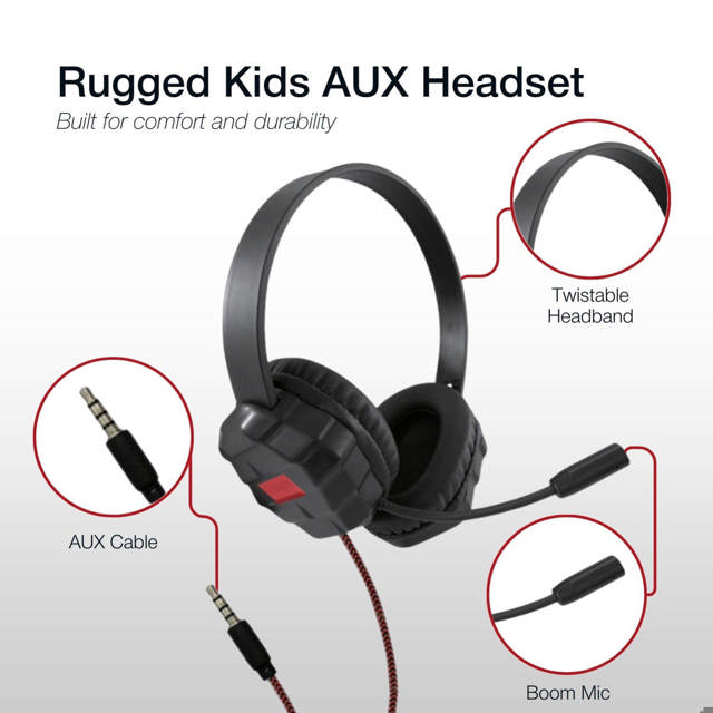 Shintaro Rugged Kids Headset w/ Mic