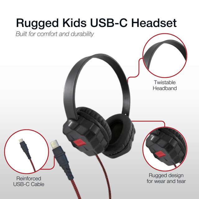 Shintaro Rugged Kids USB-C Headset