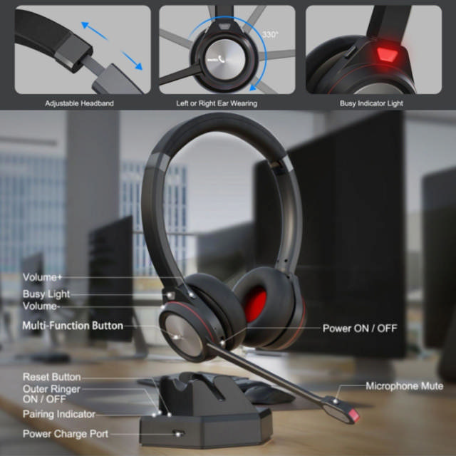 Shintaro Wireless Headset w/ Dock