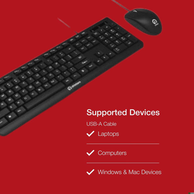 Shintaro Wired Keyboard & Mouse Combo