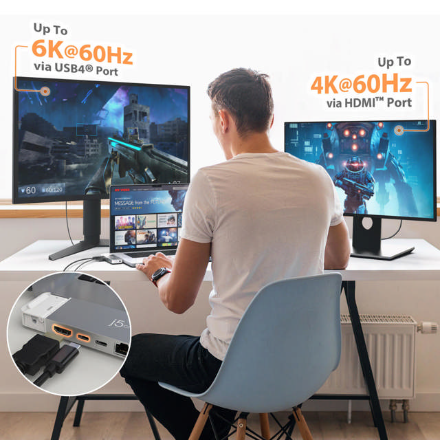 J5create JCD395 4K60 Pro USB4 Hub