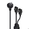 Misc 2m Aus 3 Mains Plug to 2 X IEC
