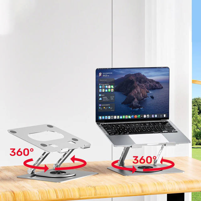 Unitek Adjustable Laptop Stand Silver