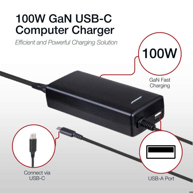 Shintaro 100W GaN USB-C Laptop Charger