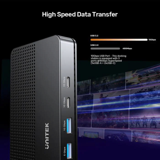 Unitek 13-in-1 USB-C 8K Docking Station