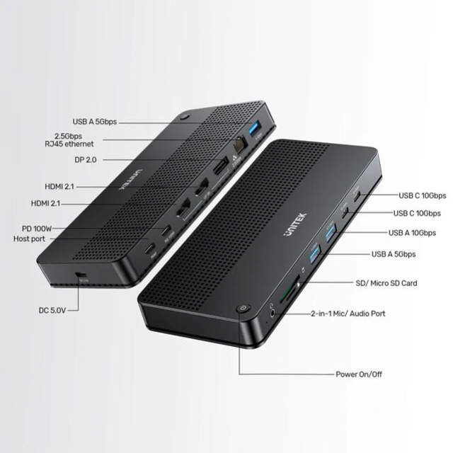 Unitek 13-in-1 USB-C 8K Docking Station