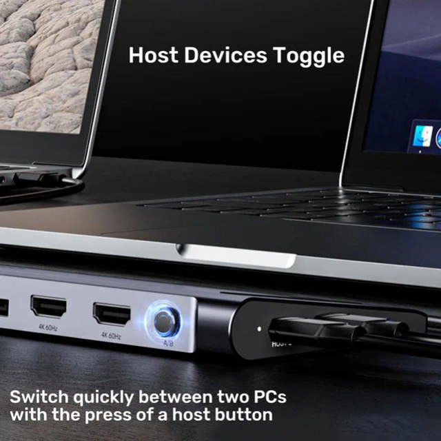 Unitek USB-C Triple 4K Docking Station
