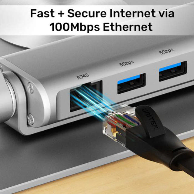 Unitek 360 degree Laptop Stand w/ USB-C