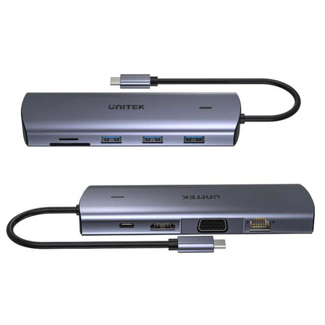Unitek 9-in-1 USB-C Hub 4K Dual Display