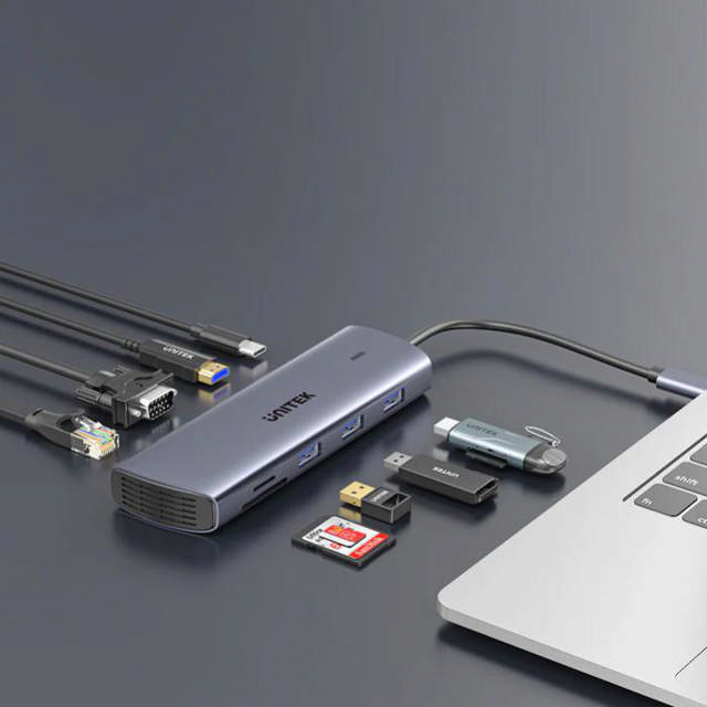 Unitek 9-in-1 USB-C Hub 4K Dual Display