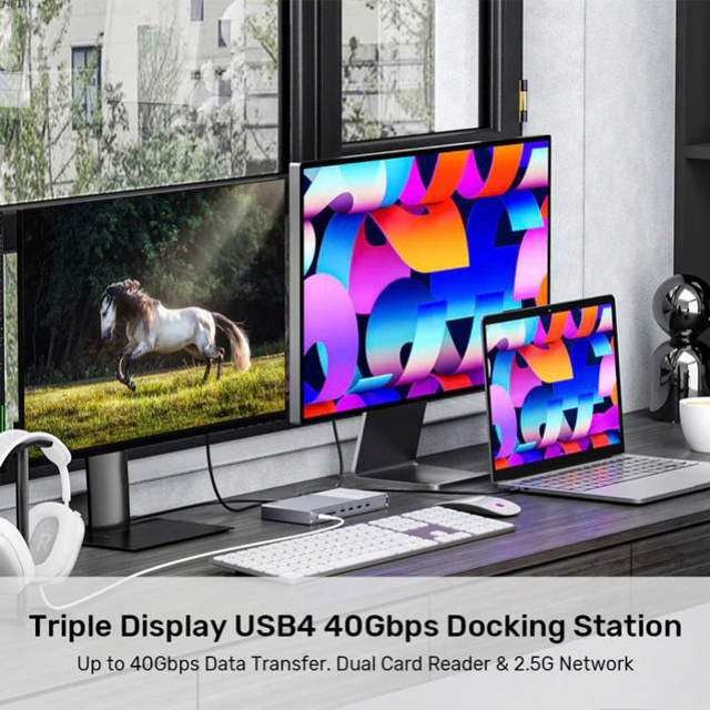 Unitek USB4 40Gbps Docking Station