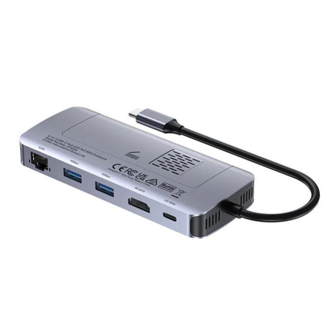 Unitek 6-in-1 USB-C Hub w/ M.2SSD Enc