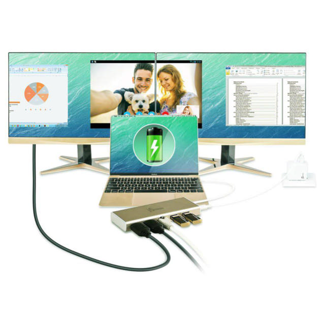 J5create JCD381 USB-C Dual HDMI Dock