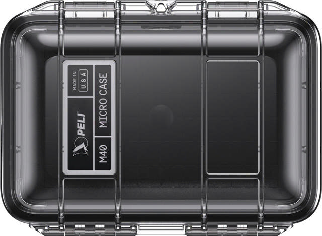 Pelican M40 Micro Clear Case Black Liner