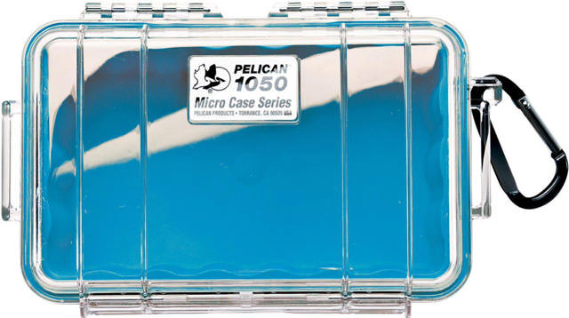 Pelican 1050 Micro Case Clear / Blue