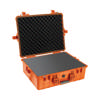 Pelican 1600 Case w/ Foam ORange