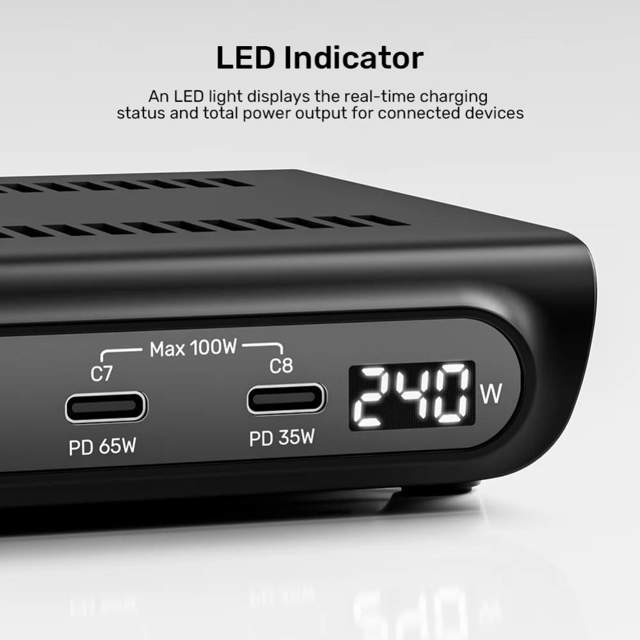 Unitek 240W 10-Port USB Smart Charging