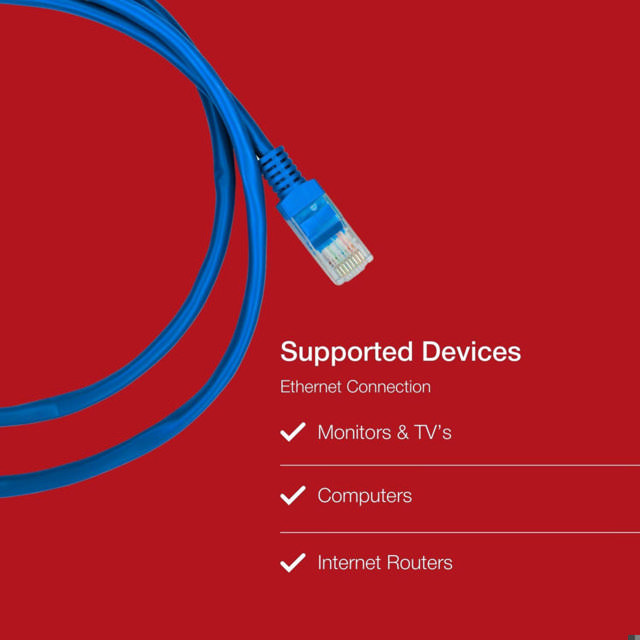 Shintaro Cat6 24 AWG Patch Lead Blue 5m