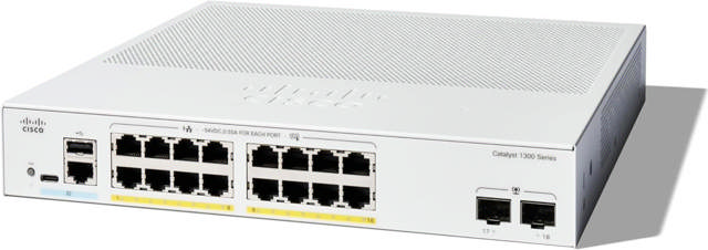 Cisco 16-Port GE 120W PoE+ 2 SFP Switch