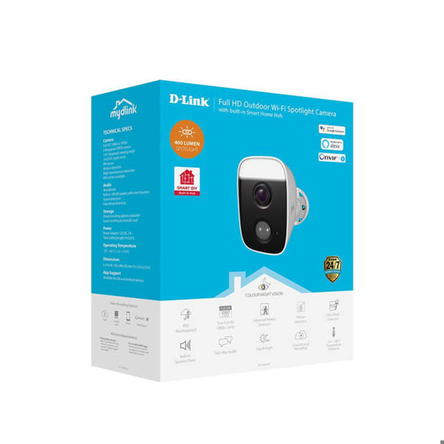 D-Link Full HD Outdoor Wi-Fi Spotlight