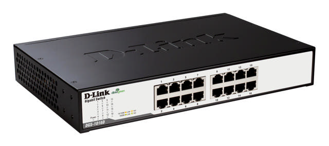 D-Link 16-Port Unmanaged Desktop Switch