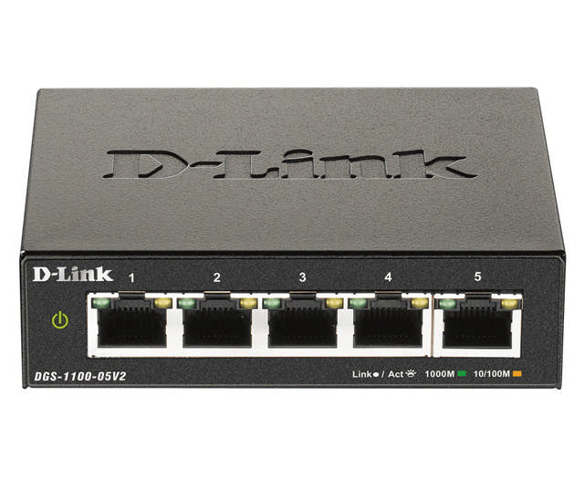 D-Link 5-Port Smart Managed Switch