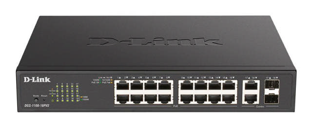 D-Link 18-Port Smart Managed PoE Switch