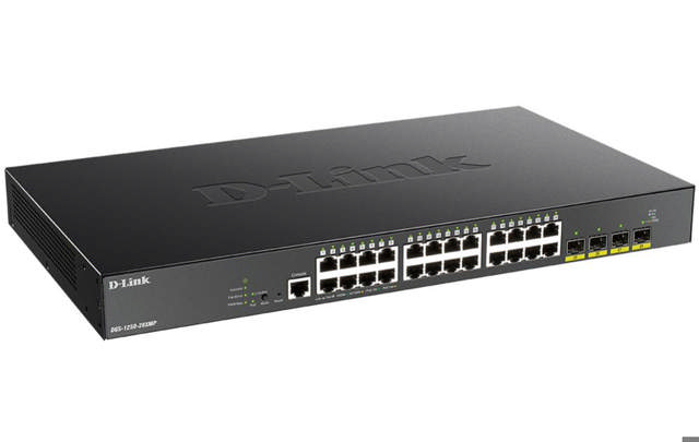 D-Link 28-Port Gbit Managed PoE Switch