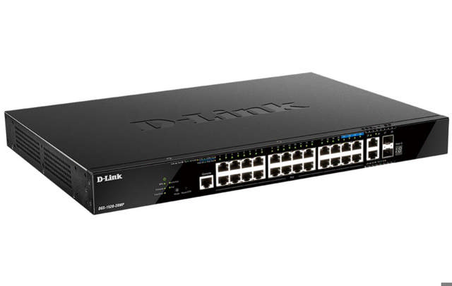 D-Link 28-Port Smart Managed Switch PoE