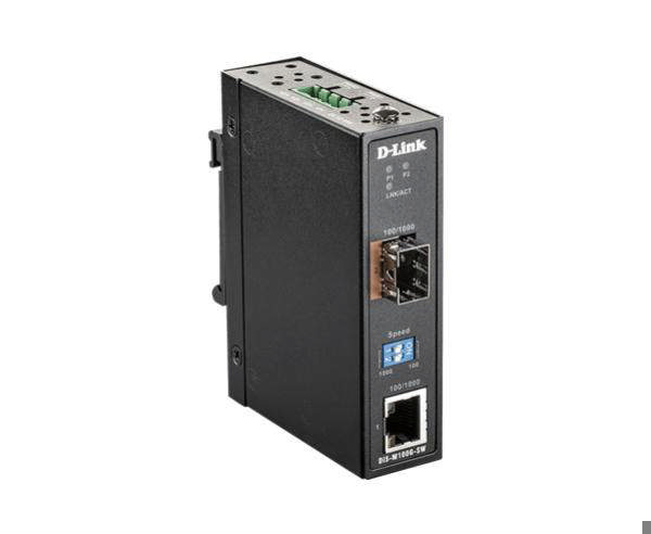 D-Link 2-Port Base-T-SFP Media Converter