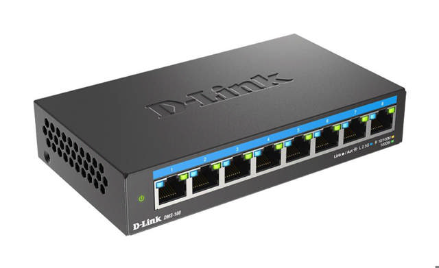 D-Link 8-Port 2.5G mGE Unmanaged Switch