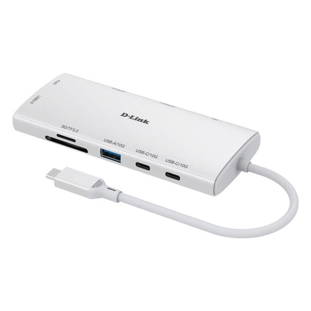 D-Link 10-in-1 USB-C Hub with Dual 4K